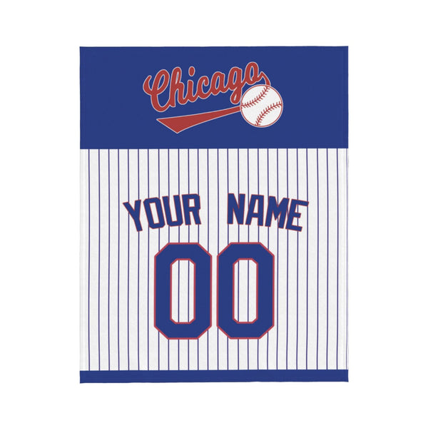 Manta de béisbol KOPKOC Chicago C, personalizada con nombre y número para regalar