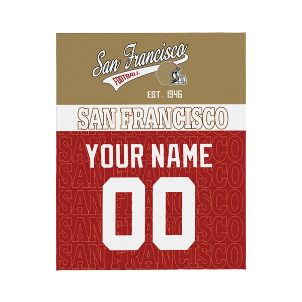 Manta de béisbol KOPKOC de Boston con nombre y número personalizados para regalar