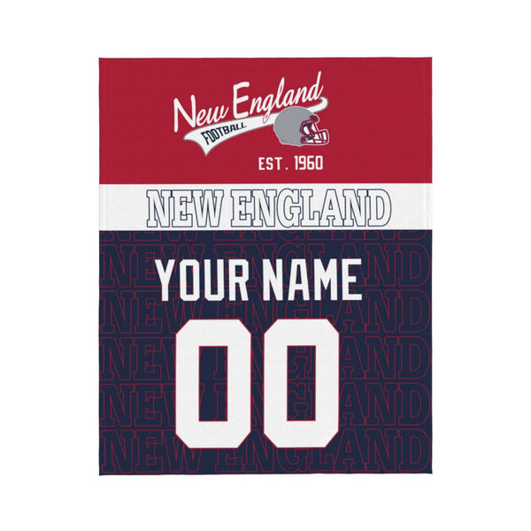 Manta de béisbol KOPKOC de Boston con nombre y número personalizados para regalar
