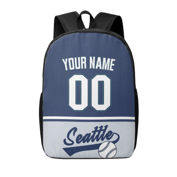 KOPKOC Seattle Baseball Backpack Custom Name and Number Gifts