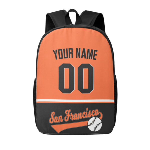 KOPKOC San Francisco Baseball Backpack Custom Name and Number Gifts