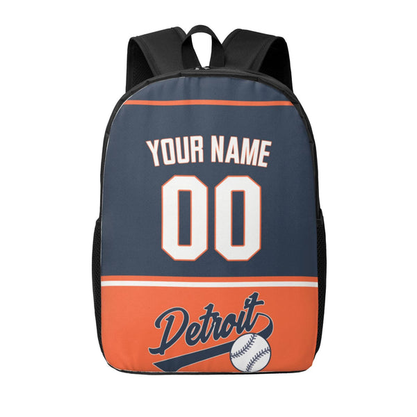 KOPKOC Detroit Baseball Backpack Custom Name and Number Gifts