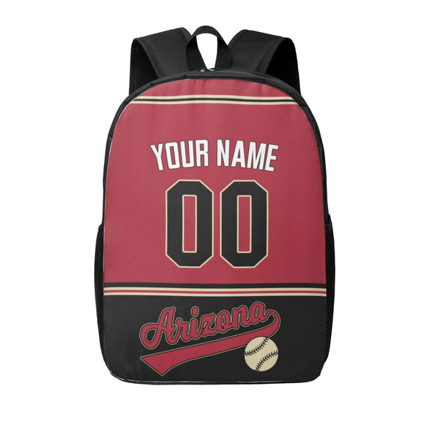 KOPKOC Arizona Baseball Backpack Custom Name and Number Gifts