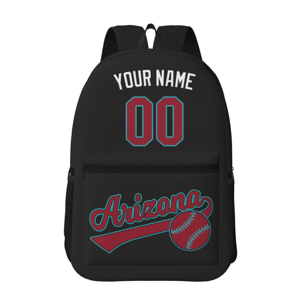 KOPKOC Arizona Baseball Backpack with pockets - PVC oxford cloth - Custom Name and Number