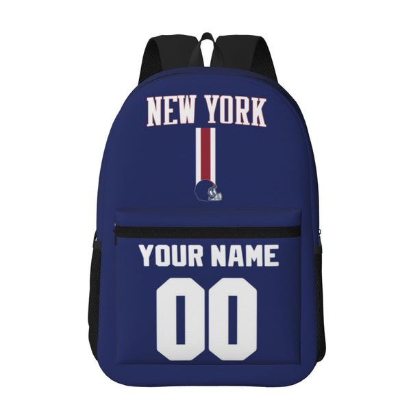 KOPKOC New York G Football Backpack with pockets - PVC oxford cloth - Custom Name and Number