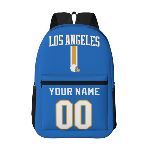 KOPKOC Los Angeles C Football Backpack with pockets - PVC oxford cloth - Custom Name and Number