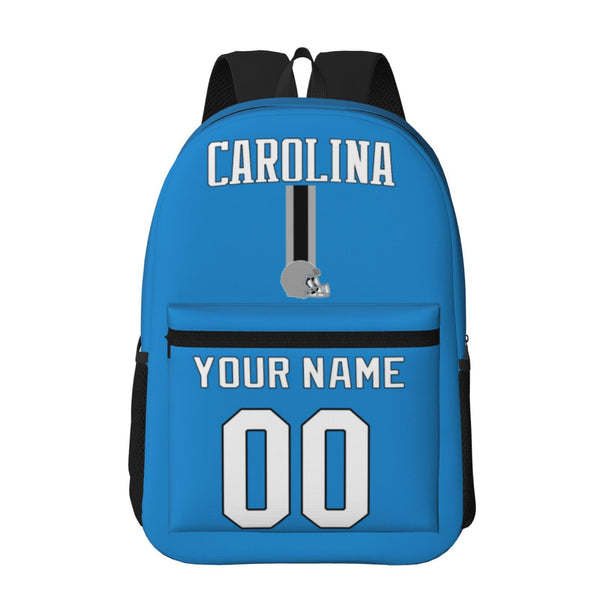 KOPKOC Carolina Football Backpack with pockets - PVC oxford cloth - Custom Name and Number