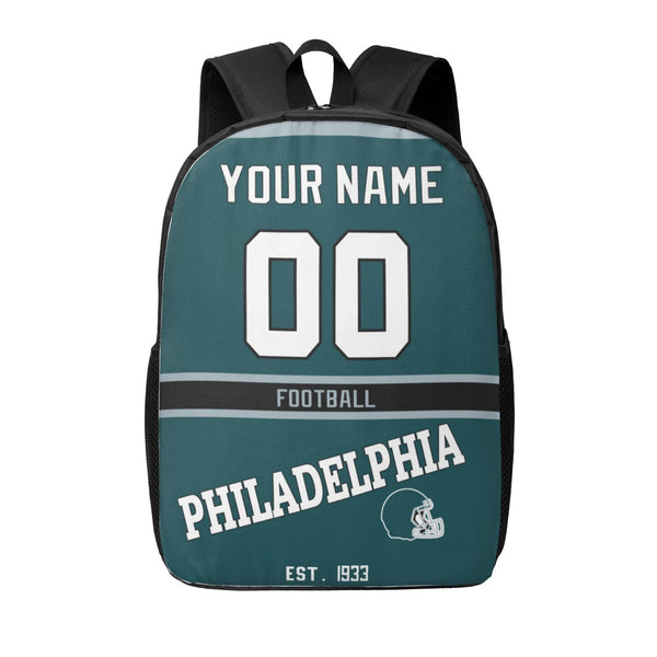 KOPKOC Philadelphia Football Backpack Custom Name and Number Gifts