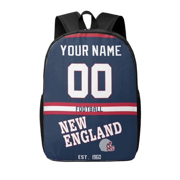 KOPKOC New England Football Backpack Custom Name and Number Gifts