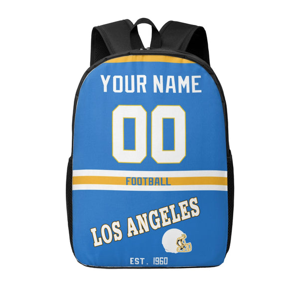 KOPKOC Los Angeles C Football Backpack Custom Name and Number Gifts