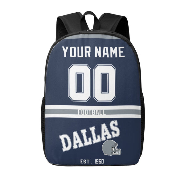 KOPKOC Dallas Football Backpack Custom Name and Number Gifts