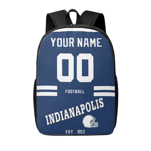 KOPKOC Indianapolis Football Backpack Custom Name and Number Gifts