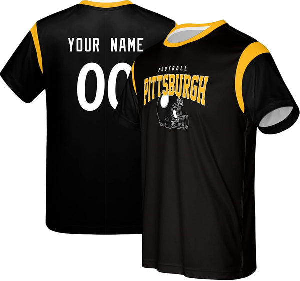 Camiseta KOPKOC Pittsburgh de cuello redondo y manga corta, regalo para hombres y jóvenes