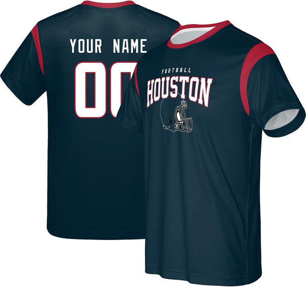 Camiseta KOPKOC Houston de cuello redondo y manga corta, regalo para hombres y jóvenes