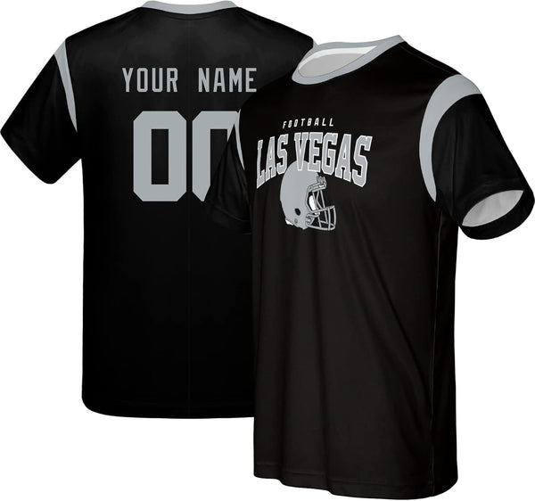 Camiseta KOPKOC Las Vegas de cuello redondo y manga corta, regalo para hombres y jóvenes