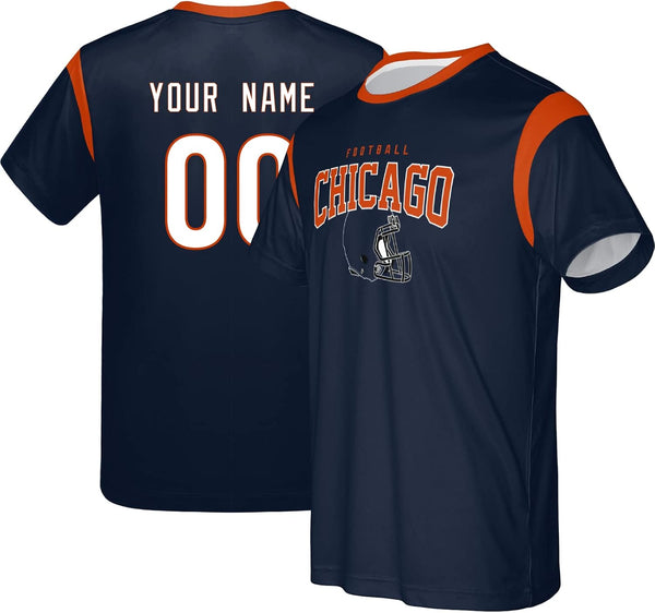 Camiseta KOPKOC Chicago de cuello redondo y manga corta, regalo para hombres y jóvenes