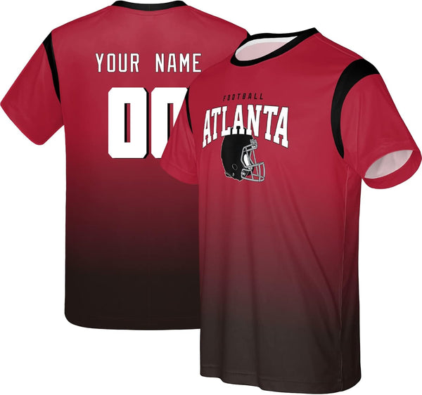 KOPKOC Atlanta T Shirt Crewneck Short Sleeve Gifts for Mens Youth