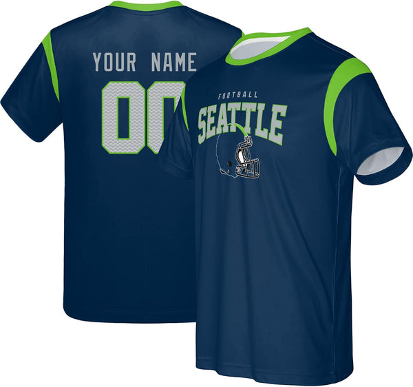 Camiseta KOPKOC Seattle de cuello redondo y manga corta, regalo para hombres y jóvenes