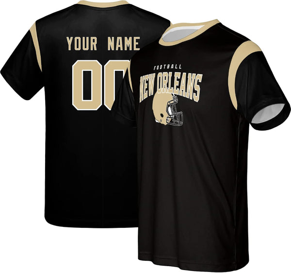 Camiseta KOPKOC de Nueva Orleans, cuello redondo, manga corta, regalo para hombres y jóvenes
