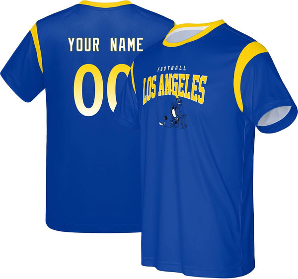 Camiseta KOPKOC Los Ángeles RT de cuello redondo y manga corta, regalo para hombres y jóvenes