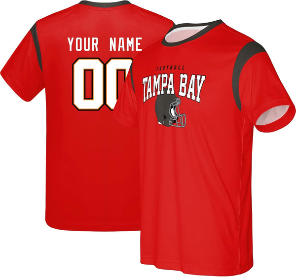 Camiseta KOPKOC Tampa Bay de cuello redondo y manga corta, regalo para hombres y jóvenes