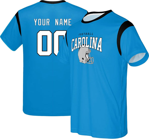 Camiseta KOPKOC Carolina de cuello redondo y manga corta, regalo para hombres y jóvenes