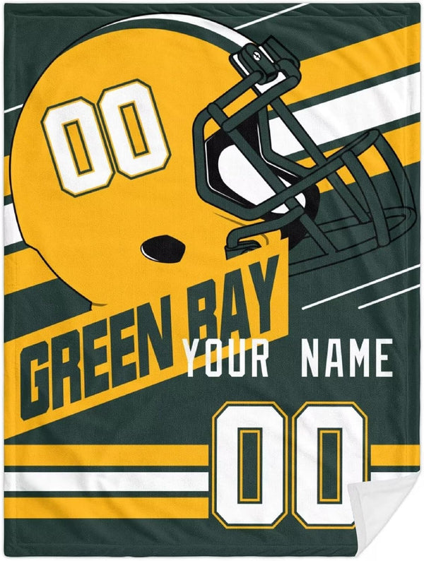 Manta KOPKOC Green Bay personalizada para hombres, mujeres y jóvenes.