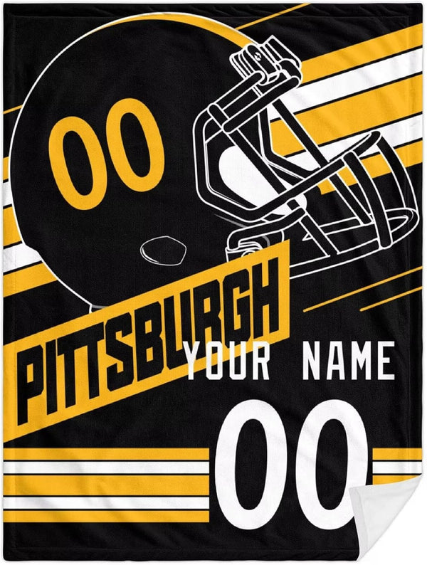 Manta KOPKOC Pittsburgh personalizada para hombres, mujeres y jóvenes.