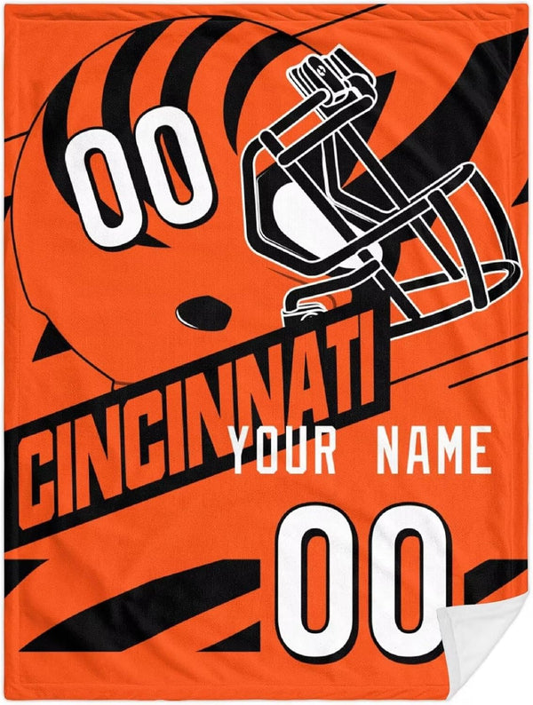 Manta KOPKOC Cincinnati personalizada para hombres, mujeres y jóvenes.