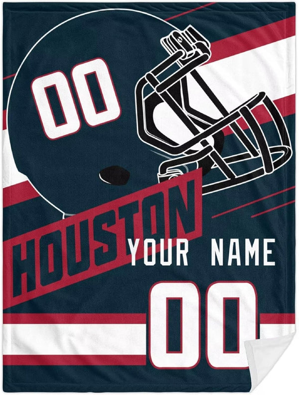 Manta KOPKOC Houston personalizada para hombres, mujeres y jóvenes.