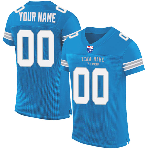 Camiseta de fútbol KOPKOC Detroit de manga corta con cuello en V y nombre personalizado para hombres, jóvenes y mujeres, regalo