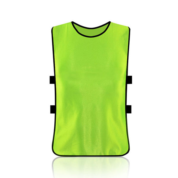 Plain cloth with straps for customized confrontation suits, soccer training vests