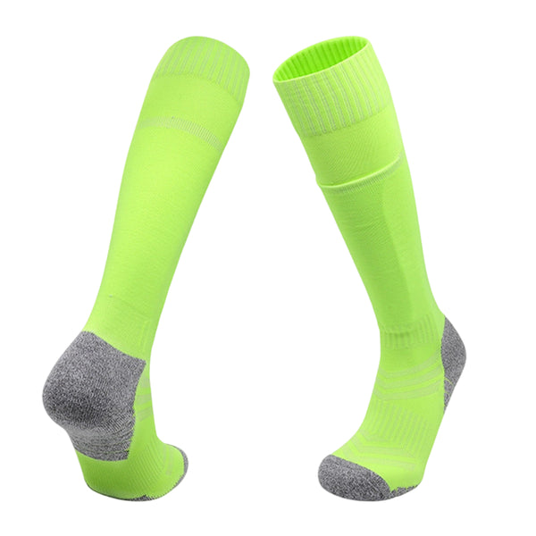 Soccer socks shin guards with pockets, thick towel bottom, non-slip sports socks, integrated stockings