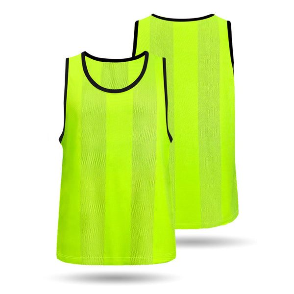 Strapless striped mesh confrontation suit custom confrontation suit soccer training vest
