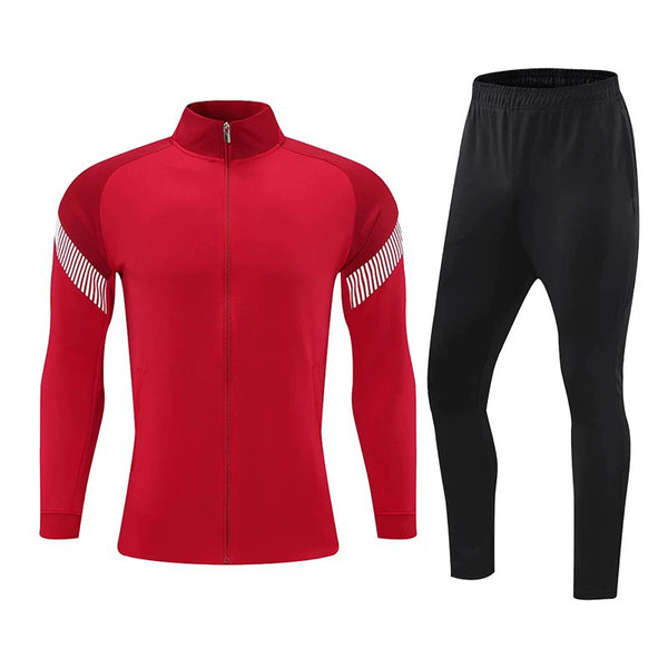 Soccer Jersey Training Uniforms Custom Outfit Custom Outfit Custom Jacket With Long Pants Tracksuits Set