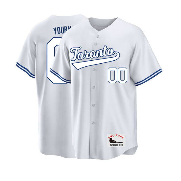Camiseta de béisbol KOPKOC Toronto de manga corta con cuello en V y nombre y número personalizados para hombres, jóvenes y mujeres. Regalos.