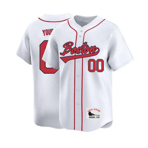 Camiseta de béisbol KOPKOC Boston de manga corta con cuello en V y nombre y número personalizados para hombres, jóvenes y mujeres. Regalos.