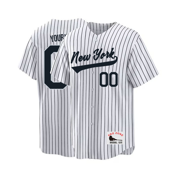 Camiseta de béisbol KOPKOC de Nueva York, cuello en V, manga corta, estilo personalizado, nombre y número, para hombres, jóvenes y mujeres, regalos