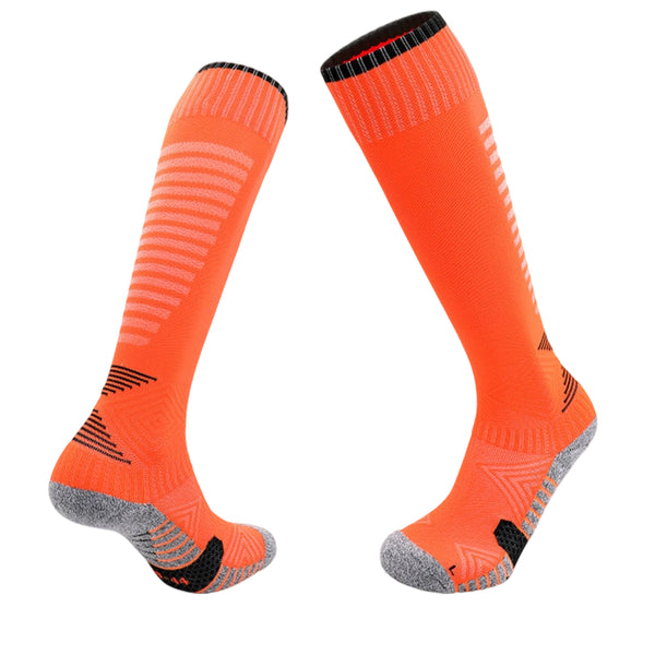 Non-slip soccer socks for teenagers and children training socks towel bottom long tube sports socks for men and women