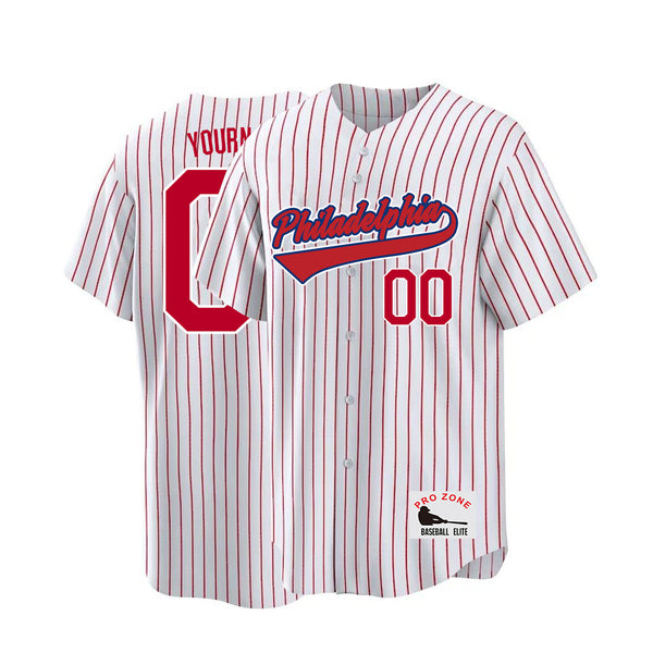 Camiseta de béisbol KOPKOC de Filadelfia, cuello en V, manga corta, estilo personalizado, nombre y número, para hombres, jóvenes y mujeres, regalos